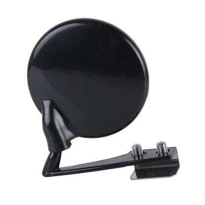 Vehicle Front Blind Area Wide-angle Adjustable Observation Mirror, Black Right Side, Silver Left Side