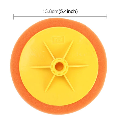 Polishing Disc Auto Polishing Machine Dedicated Sponge Wheel Wax Polishing Sponge Decontamination Sponge,Screw Hole Diameter:14mm, 14mm
