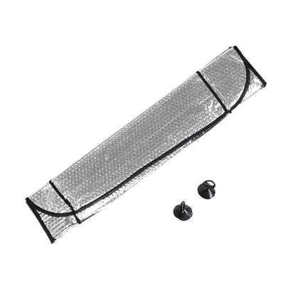 General Purpose Epe Car Sun Visor Before The File, Size: 140cm x 70cm, 140 x 70cm (Silver)
