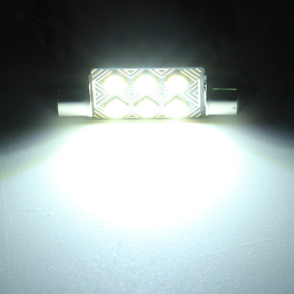 2 PCS 31mm DC12V / 1.5W / 6000K / 110LM 4LEDs SMD-3030 Car Reading Lamp Dome Light, with Decoder, 31mm