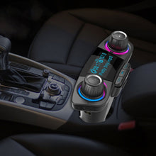 BT06 Dual USB Charging Smart Bluetooth 4.0 + EDR FM Transmitter MP3 Music Player Car Kit with 1.3 inch LED Screen, Support Bluetooth Call, TF Card & U Disk, BT06