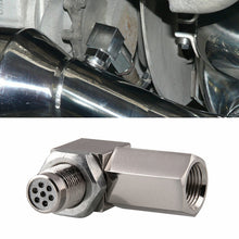 90 Degree Car Oxygen Sensor Spacer Engine Light CEL Check Bung Mini Catalytic Converter M18 x 1.5, 90 Degree