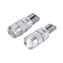 2PCS T10 3W 6 SMD 5630 LED Error-Free Canbus Car Clearance Lights Lamp, DC 12V, 6 SMD 5630 LEDs/Green Light, 6 SMD 5630 LEDs/White Light, 6 SMD 5630 LEDs/Pink Light