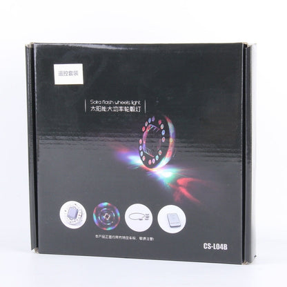 4 PCS Solar High Power Car LED Colorful Wheel Lights, 4 PCS Colorful Wheel Lights