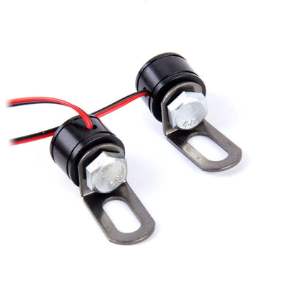 2 PCS 12V 3W Eagle Eyes LED Light For Motorcycle ，Wire Length: 45cm, Wire Length: 45cm
