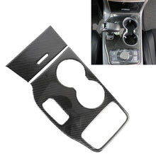 2 PCS Car Water Cup Panel Carbon Fiber Decorative Sticker for Jeep Grand Cherokee 2014-2015, Water Cup (2014-2015)