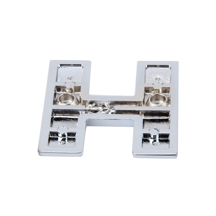 Car Vehicle Badge Emblem 3D English Letter Self-adhesive Sticker Decal, Size: 4.5*4.5*0.5cm, H, S