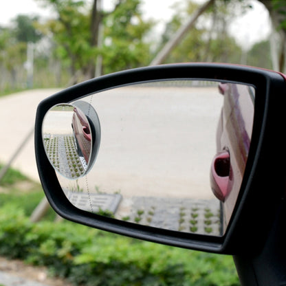 3R-055 2 PCS Car Truck Oval Blind Spot Rear View Wide Angle Mirror Blind Spot Mirror 360 Degree Adjustable Wide-angle Mirror, Size: 6.7*4.5cm, Size: 6.7*4.5cm