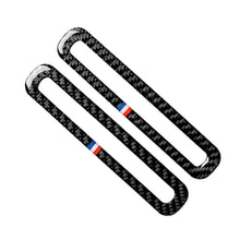 2 PCS Car USA Color Carbon Fiber Door Air Outlet Decorative Sticker for Ford Mustang 2015-2017, Door Air Outlet
