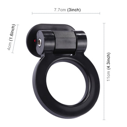 Car Truck Bumper Round Tow Hook Ring Adhesive Decal Sticker Exterior Decoration