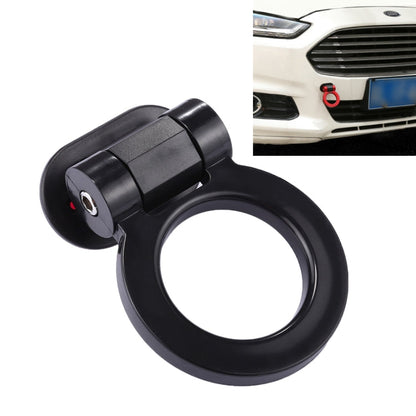 Car Truck Bumper Round Tow Hook Ring Adhesive Decal Sticker Exterior Decoration