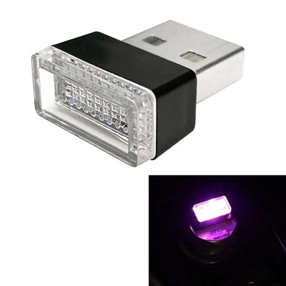 Universal PC Car USB LED Atmosphere Lights Emergency Lighting Decorative Lamp, Yellow Light, Ice Blue, Blue Light, Pink Light, Green Light, Red Light