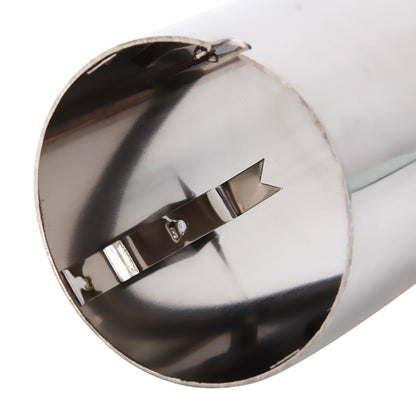 2 PCS Car Styling Stainless Steel Exhaust Tail Muffler Tip Pipe for VW Volkswagen 1.8T/2T Swept Volume, Audi A1/A3/A4L/Q3/Q5, 1.8T/2T