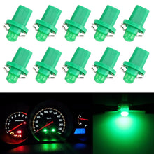 10 PCS 0.4W B8.5 Wedge Instrument Panel COB LED Light Dashboard Gauge Cluster Indicator Lamp Bulb, 0.4W B8.5