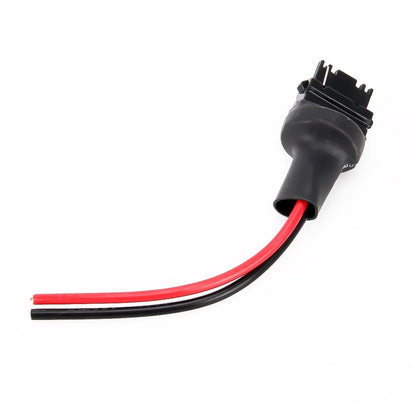 1 Pair T25 / 3156 Bulb Holder Base Male Socket with Wire, T25 / 3156