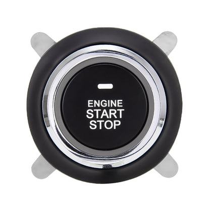 Smart Car Switch Car Engine Start Stop Switch Car Push Start Switch, with RFID Alarm System, Blue Light, Car Switch