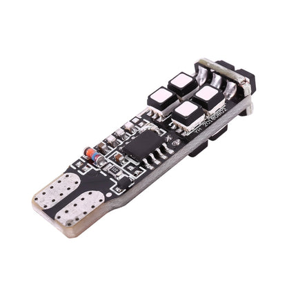 2 PCS W5W 194 T10 Multi Colors 10 SMD 3535 LED Car Clearance Light Marker Light with Remote Control, DC 12V, 2 PCS SMD 3535