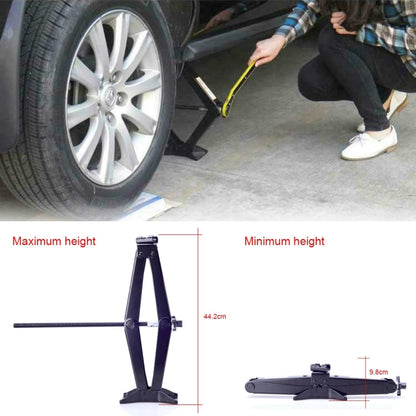 Upright ST-112C Heavy Duty Stabilizer Scissor Jack with Handle Lift Levelers 4000 Pound (2 Ton) Capacity Each - 9.8 to 44.2 CM Range, 2T Jack with Handle