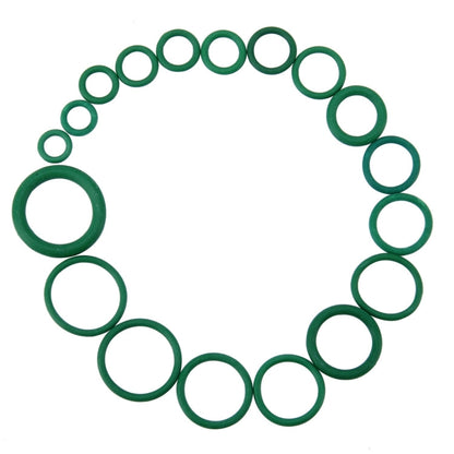 270 PCS Car Auto Vehicle 18 Sizes Assortment Kit Air Conditioning HNBR Seal O-Ring Set, 270 PCS Green, 270 PCS Purple