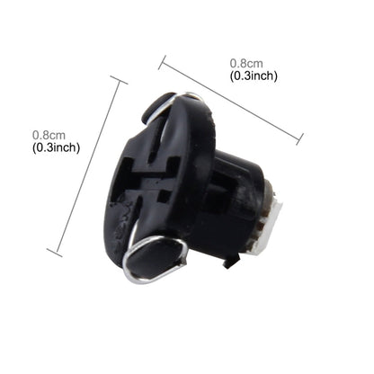 10 PCS 0.5W T4.2 Wedge Instrument Panel LED Light Dashboard Gauge Cluster Indicator Lamp Bulb, 0.5W T4.2