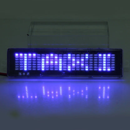 DC 12V Car LED Programmable Showcase Message Sign Scrolling Display Lighting Board with Remote Control, with Remote Control (Blue Light), With Remote Control (Red Light)