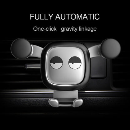 Big Eyes Pattern Gravity Cartoon Air Vent Car Mount Phone Holder, Big Eyes(Black), Big Eyes(Silver)