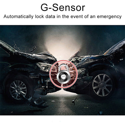 X96 4 inch 2.5D Full HD 1080P Multi-functional Smart Car Dual Lens Video Record Camera Support TF Card / Motion Detection, X96