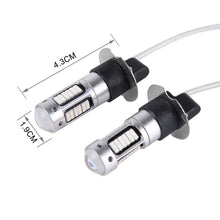 2 PCS H3 10W 30 SMD-4014 LEDs Car Fog Light, DC 12V, H3 (Blue Light), H3 (Orange Light), H3 (White Light)