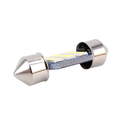 2 PCS 31mm DC12V / 1W / 6000K / 65LM 21LEDs SMD-3014 Car License Plate Light / Dome Light, with Decoder, 1W  31mm