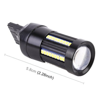 2 PCS T20 / 7440 DC9-16V / 8.2W / 6000K / 655LM Car Auto Reversing Lights / Turn Light 66LEDs SMD-2016 Lamps, 7440