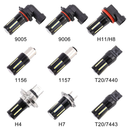 2 PCS T20 / 7440 DC9-16V / 8.2W / 6000K / 655LM Car Auto Reversing Lights / Turn Light 66LEDs SMD-2016 Lamps, 7440