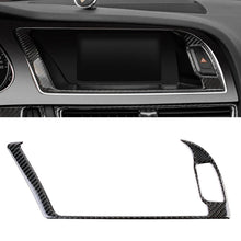 Car Carbon Fiber Navigation Outer Frame Decorative Sticker for Audi A4L / A5 / Q5 2009-2016, Navigation Outer Frame