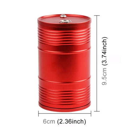 Universal Portable Car Metal Trash Rubbish Bin Ashtray, Universal Red
