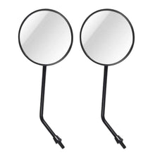 2 PCS Motorcycle Universal ABS Shell Metal Holder Rear VIew Mirror for JH70 JC70 CG125, JH70 JC70 CG125