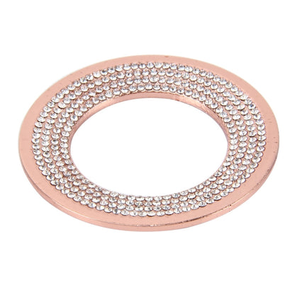 Car Aluminum Steering Wheel Decoration Ring with Diamonds For Volkswagen