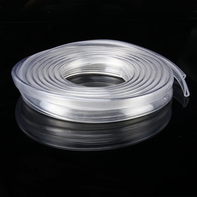 5.6m Car Decorative Strip Rubber Chrome Decoration Strip Door Seal Window Seal, 5.6m Transparent, 5.6m Black, 5.6m Red