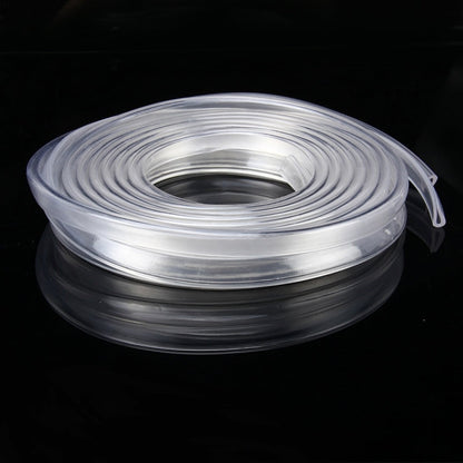 5.6m Car Decorative Strip Rubber Chrome Decoration Strip Door Seal Window Seal, 5.6m Transparent, 5.6m Black, 5.6m Red