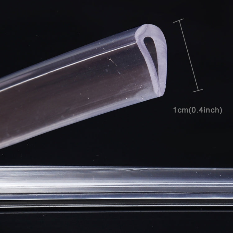5.6m Car Decorative Strip Rubber Chrome Decoration Strip Door Seal Window Seal, 5.6m Transparent, 5.6m Black, 5.6m Red
