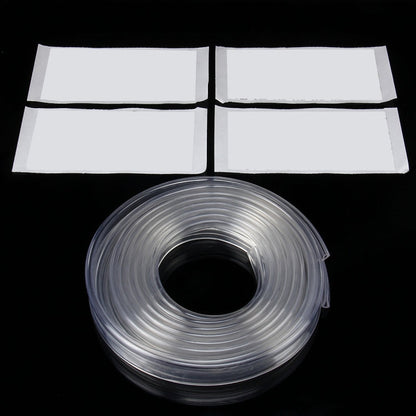 5.6m Car Decorative Strip Rubber Chrome Decoration Strip Door Seal Window Seal, 5.6m Transparent, 5.6m Black, 5.6m Red