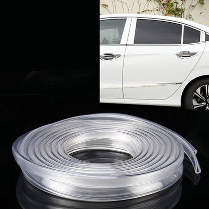 5.6m Car Decorative Strip Rubber Chrome Decoration Strip Door Seal Window Seal, 5.6m Transparent, 5.6m Black, 5.6m Red