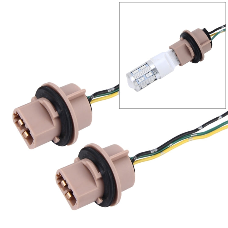 2 PCS Car Auto LED Bulb Socket Holder (No Including Light), H4, H7, H8/H11, 1156, 7443