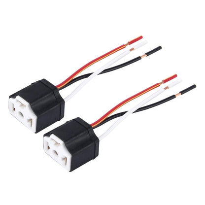 2 PCS Car Auto LED Bulb Socket Holder (No Including Light), H4, H7, H8/H11, 1156, 7443