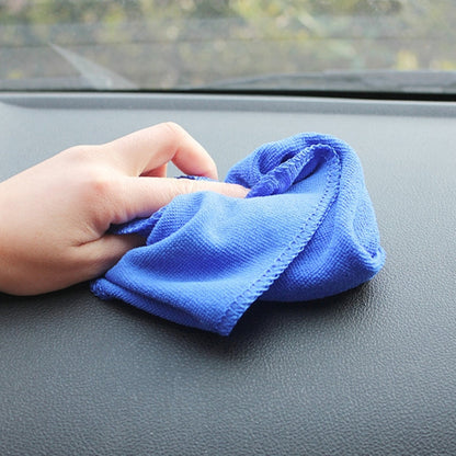 10 PCS 30cm × 30cm Microfiber Quick Dry Towels Cleaning Cloth Car Detailing Care Towels Car Care Towels, 10 PCS