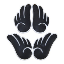 4 PCS Angel Wing Shape Cartoon Style PVC Car Auto Protection Anti-scratch Door Guard Decorative Sticker, Angel Wing