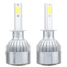 2 PCS  H1 18W 1800 LM 8000K IP68 Canbus Constant Current Car LED Headlight with 2 COB Lamps, DC 9-36V, H1