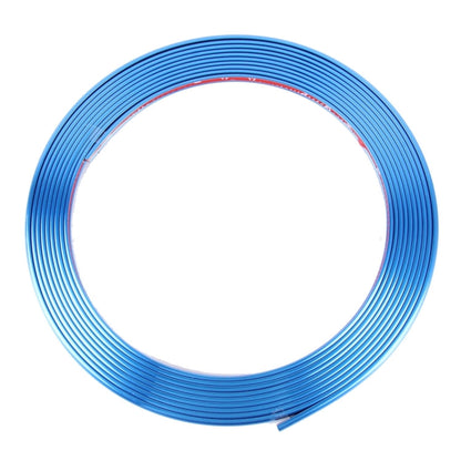 Universal Decorative Scratchproof Stickup 8M Flexible Car Wheel Hub TRIM Mouldings Shining Decoration Strip, 8m, 8m Shining