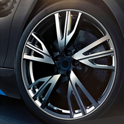 Universal Decorative Scratchproof Stickup 8M Flexible Car Wheel Hub TRIM Mouldings Shining Decoration Strip, 8m, 8m Shining