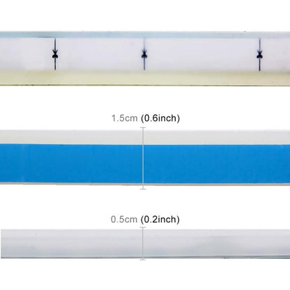 2 PCS 30cm DC12V 4.2W Ultra-thin Car Auto Double Colors Turn Lights / Running Lights, with LED SMD-2835 Lamp Beads (Turn Lights: Yellow Light; Running Lights: Ice Blue Light), Turn Lights: Yellow Light; Running Lights: Ice Blue Light