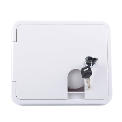 White Water Inlet Integrated Fill Dish Hatch Lock for RV Trailer Camper, A1063