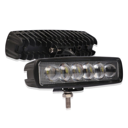 6 inch 18W 6000K IP68 8D Car Boat Marine Work Lights Spotlight LED Bulbs, DC 10-30V, 18W